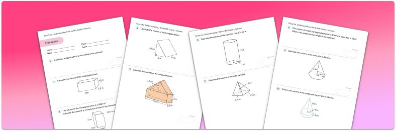 Volume Check for Understanding Quiz