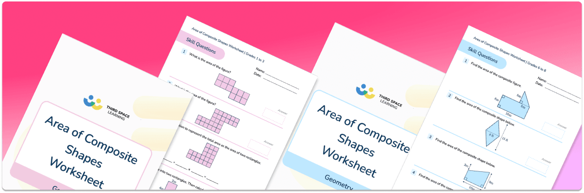 Area Of Composite Shapes Worksheet
