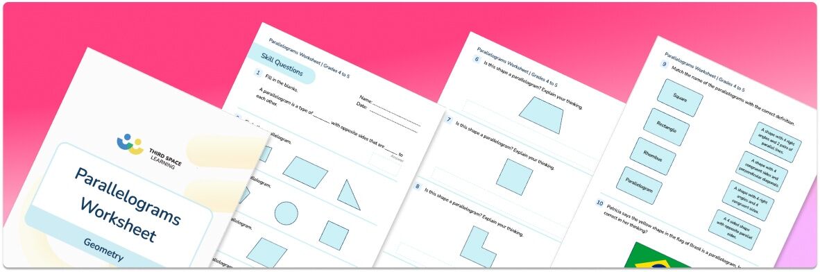 Parallelogram Worksheet